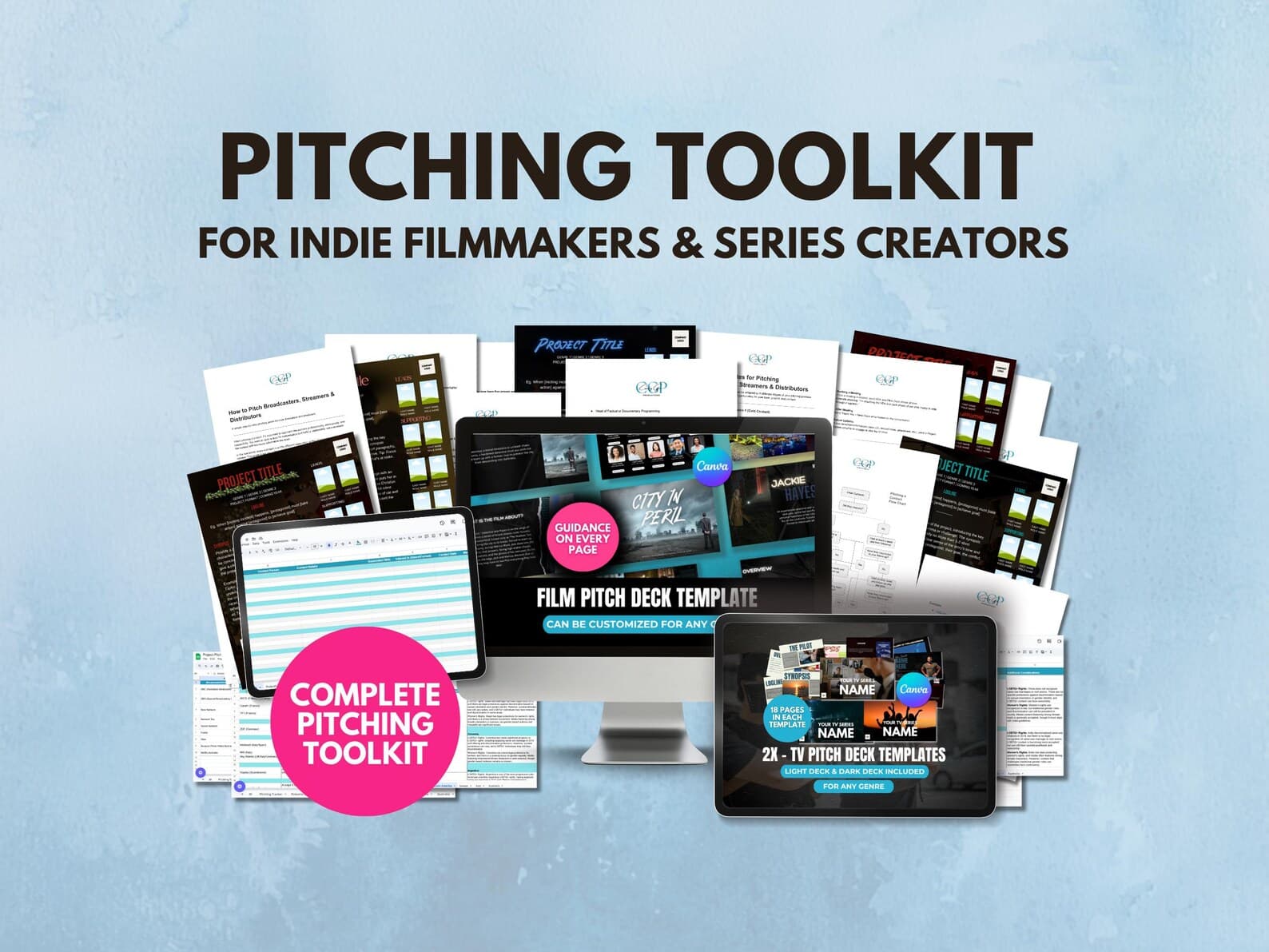 Pitching Toolkit for Indie Filmmakers & Series Creators