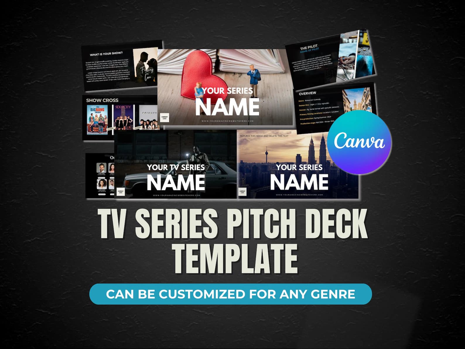 TV Series Pitch Deck Template