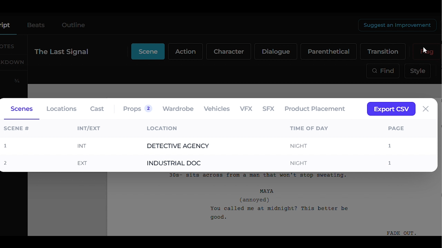 Script editor screenshot 7